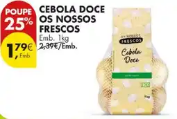 Pingo Doce cebola doce os nossos frescos promoção