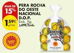 Pingo Doce Pera rocha do oeste nacional d.o.p. promoção