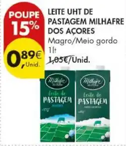 Pingo Doce Leite de pastagem milhafre promoção