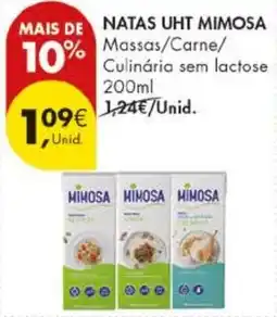 Pingo Doce Natas uht mimosa promoção