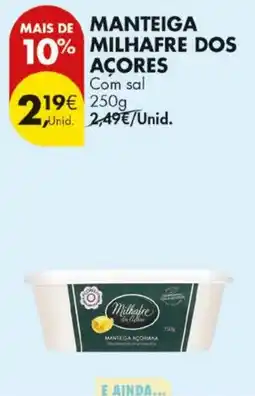 Pingo Doce Manteiga milhafre dos açores promoção