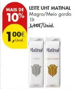 Pingo Doce Leite uht matinal promoção