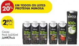 Pingo Doce leites proteina mimosa promoção
