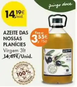 Pingo Doce Azeite das nossas planícies promoção
