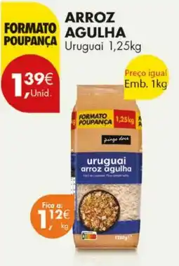Pingo Doce uruguai arroz agulha promoção