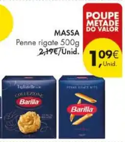 Pingo Doce Massa penne rigate barilla promoção