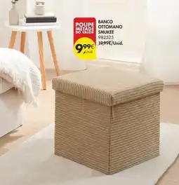 Pingo Doce banco ottomano smukee promoção