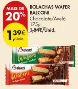 Pingo Doce Balconi wafers chocolate/avelã promoção