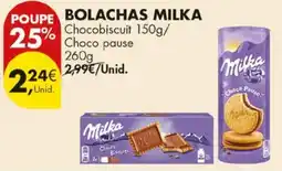 Pingo Doce bolachas milka choco pause promoção