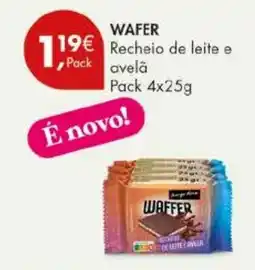 Pingo Doce Waffer recheio de leite e avelã promoção