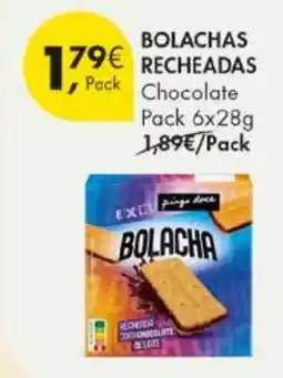 Pingo Doce Bolacha recheada chocolate promoção