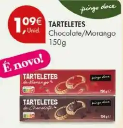 Pingo Doce Tarteletes de chocolate/morango pingo doce promoção