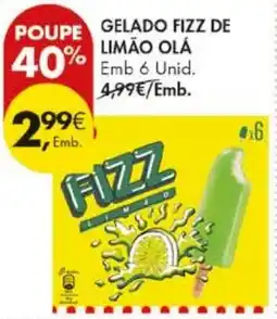 Pingo Doce Gelado Fizz de Limão Olá promoção