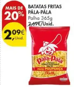 Pingo Doce batatas fritas pala-pala promoção