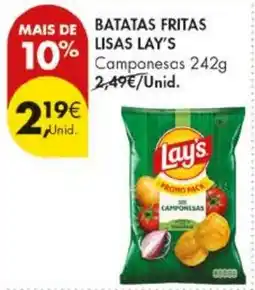 Pingo Doce Batatas fritas lisas lay's promoção