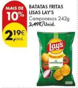 Pingo Doce batatas fritas lisas lay's promoção