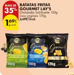 Pingo Doce batatas fritas gourmet lay's promoção