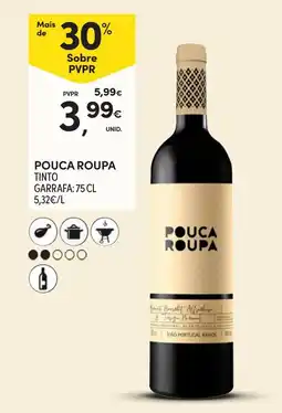 Continente pouca roupa tinto promoção