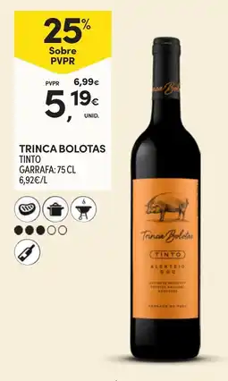 Continente Trinca bolotas tinto promoção