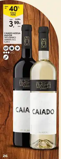 Continente Caiado Adega Mayor promoção
