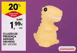 Continente Luzes de presença animais grundig promoção