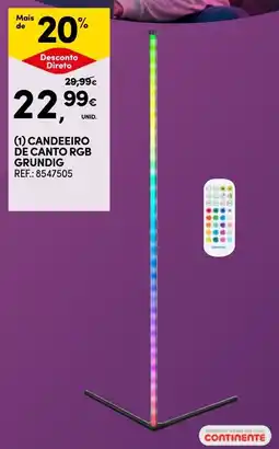 Continente Candeeiro de canto rgb grundig promoção
