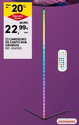 Continente Candeeiro de canto rgb grundig promoção