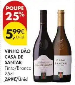 Pingo Doce vinho dão casa de santar tinto/branco promoção