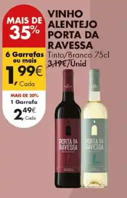 Pingo Doce vinho alentejo porta da ravessa promoção