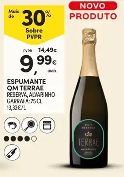 Continente Espumante Qm Terrae Reserva, Alvarinho promoção