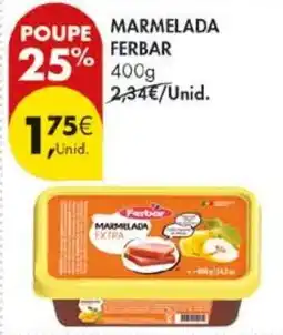 Pingo Doce Marmelada ferbar promoção
