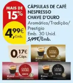 Pingo Doce cápsulas de café nespresso chave d'ouro promoção