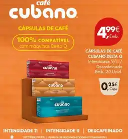 Pingo Doce Cápsulas de café cubano delta q promoção