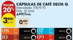 Pingo Doce cápsulas de café delta q promoção