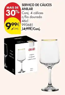 Pingo Doce serviço de cálices anilar promoção
