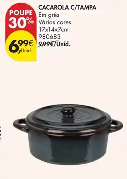 Pingo Doce Cacarola c/tampa promoção