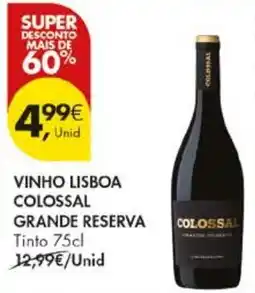 Pingo Doce vinho lisboa colossal grande reserva promoção