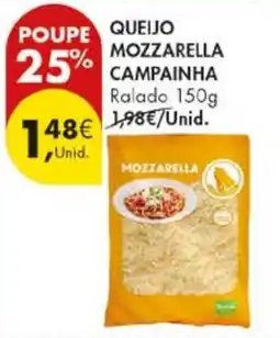 Pingo Doce Queijo mozzarella campainha promoção
