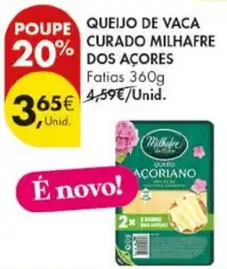 Pingo Doce Queijo de vaca curado milhafre dos açores promoção