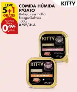 Pingo Doce comida húmida p/gato kitty promoção
