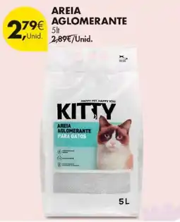Pingo Doce Kitty areia aglomerante para gatos promoção