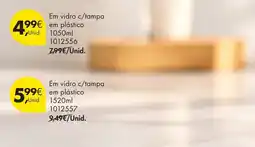 Pingo Doce Em vidro c/tampa em plástico promoção