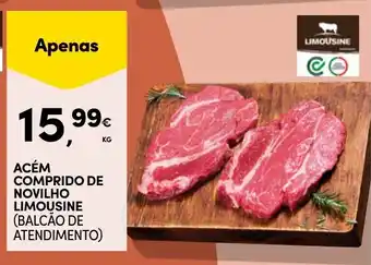 Continente Acém comprido de novilho limousine promoção