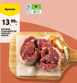 Continente Estufar (chambão) de novilho angus promoção
