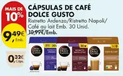Pingo Doce cápsulas de café dolce gusto promoção