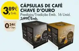Pingo Doce cápsulas de café chave d'ouro promoção