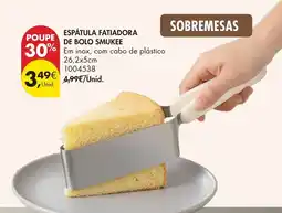 Pingo Doce espátula fatiadora de bolo smukee promoção
