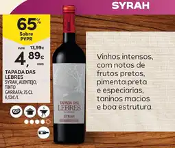 Continente Tapada das lebres promoção