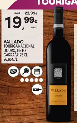 Continente Vallado touriga nacional promoção