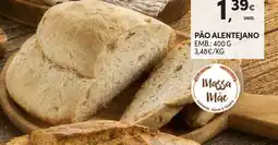 Continente Pão alentejano massa mãe promoção